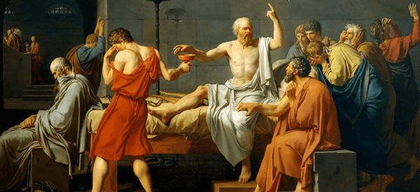 Картина Жака-Луи Давида «Смерть Сократа»