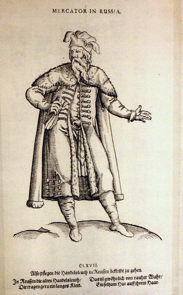 «Русский купец». Гравюра XVI века